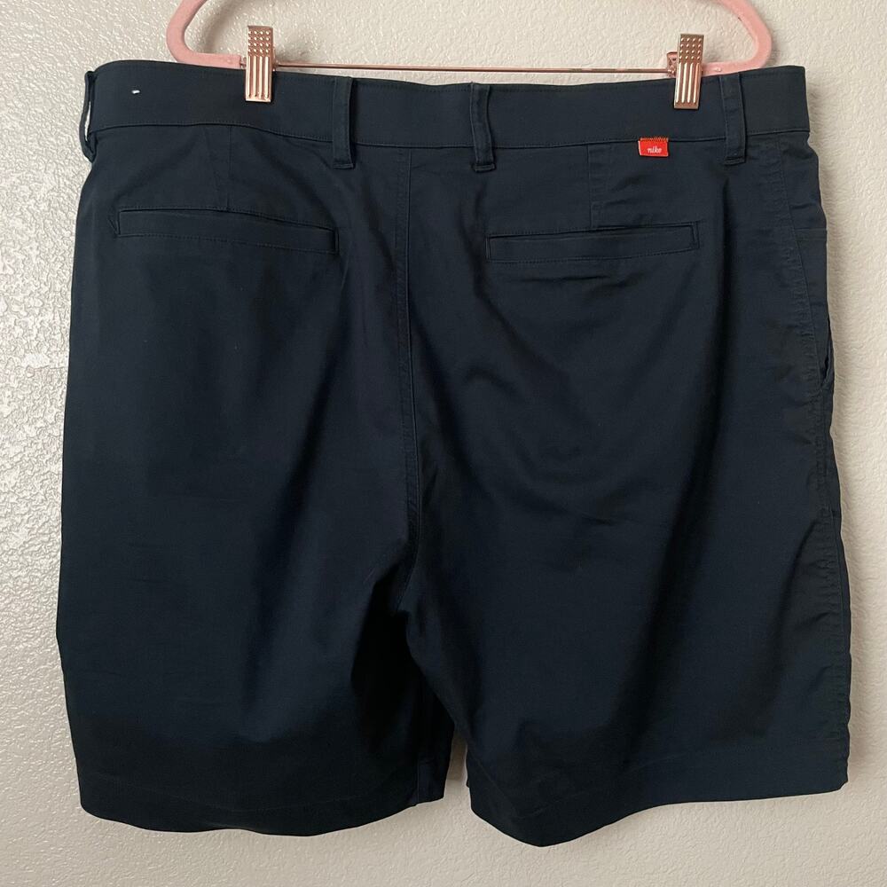 Nike Shorts Mens Size 38 Black Dri Fit Stretch Chino Golf Preppy Sports Athletic - Picture 6 of 9